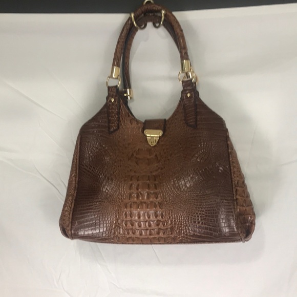 Kate & Alex Cuffaro Handbags - Kate and Alex Cuffaro Faux Alligator Satchel Bag NWOT